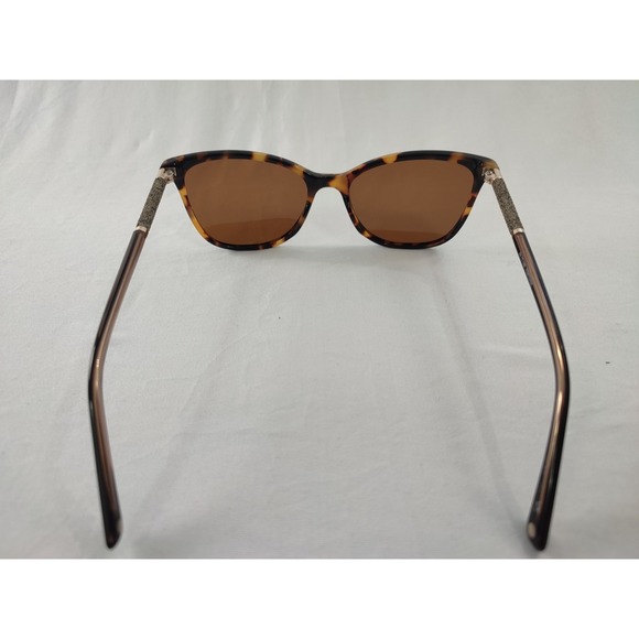 BULOVA Shantou Tortoise Sunglasses‎ Women Cat Eye Crystal Temples 54-17-140 Case main image 7